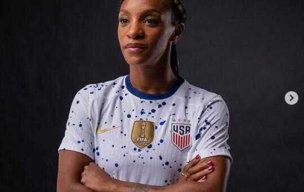 USA-VM för damer 2023 Nike hemmatröja