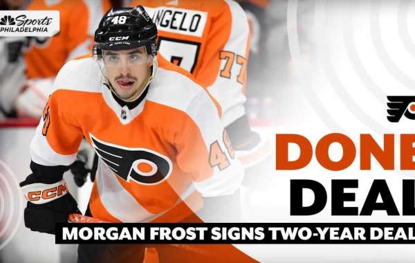 Morgan Frost tecknar om med Philadelphia Flyers för att möta utmaningar under den nya säsongen