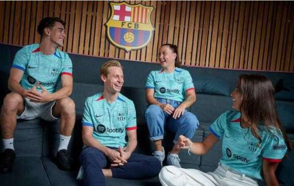 Voetbaltenue Kids Kopen FC Barcelona 2023/24 Derde tenue